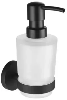 Дозатор для мыла «Timo» Saona 13039/03 на стену чёрный матовый