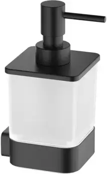 Дозатор для мыла «Timo» Selene 14039/03 на стену чёрный матовый