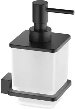 Дозатор для мыла «Timo» Selene 43139/03 на стену чёрный матовый
