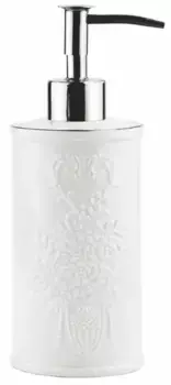 Дозатор для мыла «WasserKRAFT» Rossel K-5799 на стол белый/хром