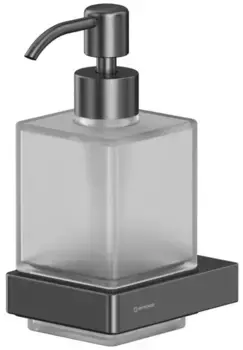 Дозатор для мыла «Whitecross» Cubo CU2440GM на стену оружейная сталь