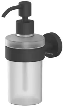 Дозатор для мыла «Whitecross» Ergo ER2240BL на стену чёрный матовый