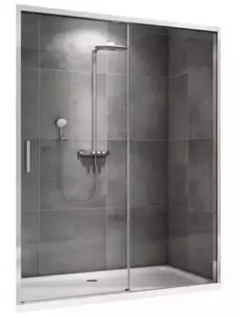 Душевая дверь «Abber» Komfort AG93140 140/200 прозрачная/хром