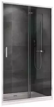 Душевая дверь «Abber» Schwarzer Diamant AG301305 130/190 прозрачная/хром