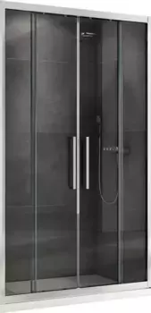 Душевая дверь «Abber» Schwarzer Diamant AG33140H 140/195 прозрачная/хром