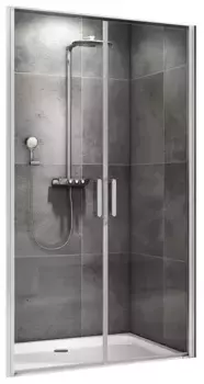 Душевая дверь «Abber» Sonnenstrand AG04100C 100/195 прозрачная/хром