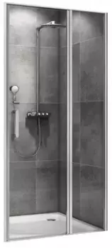 Душевая дверь «Abber» Sonnenstrand AG04120S 120/195 прозрачная/хром