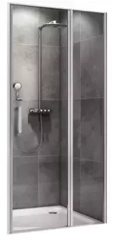 Душевая дверь «Abber» Sonnenstrand AG04130S 130/195 прозрачная/хром