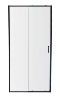 Душевая дверь «Акватек» AQ ARI RA 10020BL 100/200 прозрачная/чёрная