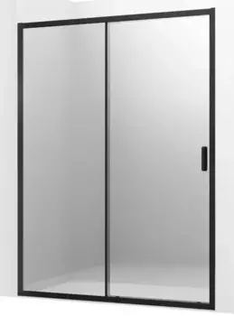 Душевая дверь «Ambassador» Forsa 17021216AB 100/200 прозрачная/чёрная