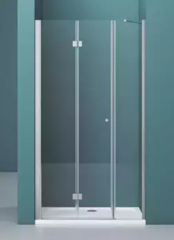Душевая дверь «Belbagno» ALBANO-BS-13-60+70-C-Cr 130/195 прозрачная/хром универсальная