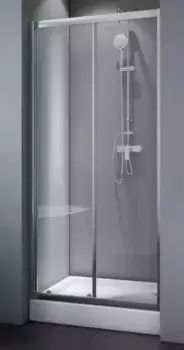 Душевая дверь «Belbagno» DUE-BF-1-110-C-Cr 110/190 прозрачная/хром