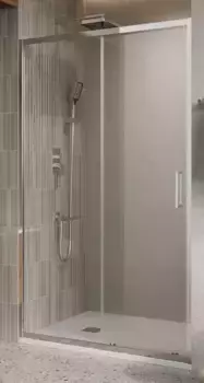 Душевая дверь «Belbagno» LUCE-BF-1-110-C-Cr 110/195 прозрачная/хром