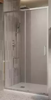 Душевая дверь «Belbagno» LUCE-BF-1-130-C-Cr 130/195 прозрачная/хром