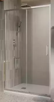 Душевая дверь «Belbagno» LUCE-BF-1-140-C-Cr 140/195 прозрачная/хром