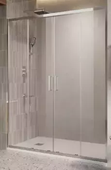 Душевая дверь «Belbagno» LUCE-BF-2-140-C-Cr 140/195 прозрачная/хром