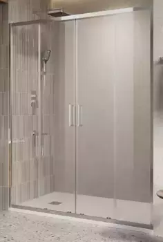 Душевая дверь «Belbagno» LUCE-BF-2-150-C-Cr 150/195 прозрачная/хром