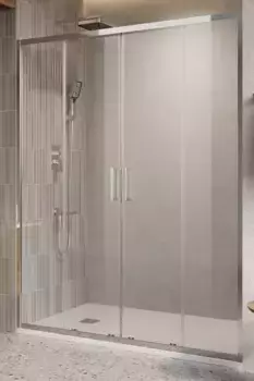 Душевая дверь «Belbagno» LUCE-BF-2-160-C-Cr 160/195 прозрачная/хром