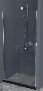 Душевая дверь «Belbagno» UNO-B-2-100-C-Cr 100/190 прозрачная/хром универсальная