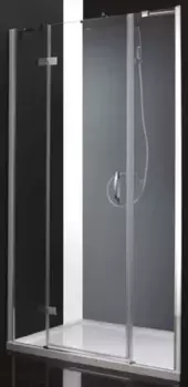 Душевая дверь «Cezares» BERGAMO-W-B-13-60 60/30-C-Cr-L 150/195 прозрачная/хром левая