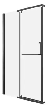 Душевая дверь «Grossman» Pragma 100.K33.03.110.21.00 110/195 прозрачная/чёрная матовая без поддона