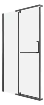 Душевая дверь «Grossman» Pragma 100.K33.03.120.42.00 120/195 прозрачная/графит сатин без поддона