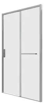 Душевая дверь «Grossman» Style 100.K33.05.110.10.02 110/195 шиншилла/хром без поддона