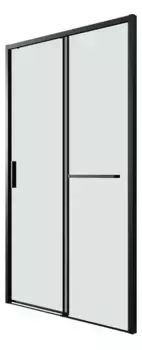 Душевая дверь «Grossman» Style 100.K33.05.130.21.00 130/195 прозрачная/чёрная матовая без поддона
