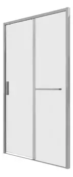 Душевая дверь «Grossman» Style 100.K33.05.130.10.02 130/195 шиншилла/хром без поддона