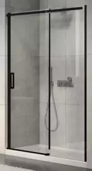 Душевая дверь «Jacob Delafon» Contra 140/195 E22C140-BL прозрачная/чёрная матовая