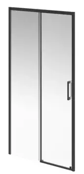 Душевая дверь «Kerama Marazzi» Vetro VE.100.SD.BLK.M 100/195 прозрачная/чёрная матовая универсальная