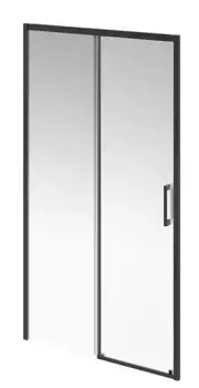 Душевая дверь «Kerama Marazzi» Vetro VE.110.SD.BLK.M 110/195 прозрачная/чёрная матовая универсальная