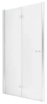 Душевая дверь «New Trendy» New Soleo Chrome 80/195 прозрачная/хром левая