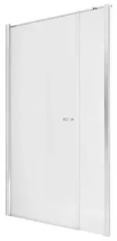 Душевая дверь «New Trendy» New Soleo Plus Chrome 110/195 прозрачная/хром универсальная