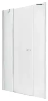 Душевая дверь «New Trendy» New Soleo Plus Chrome 120/195 прозрачная/хром универсальная