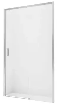 Душевая дверь «New Trendy» Prime Chrome 130/200 прозрачная/хром правая