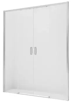 Душевая дверь «New Trendy» Prime Chrome 180/200 прозрачная/хром