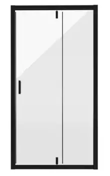 Душевая дверь «Niagara» Nova NG-83-8AB 80/195 прозрачная/чёрная универсальная