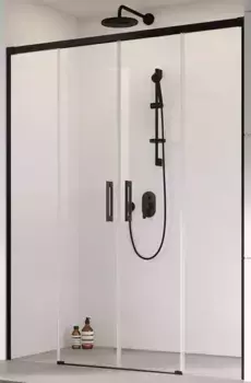 Душевая дверь «Radaway» Idea Black DWD 140 прозрачная/чёрная