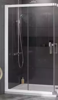 Душевая дверь «Ravak» 10° 10RV2K 100/190 Transparent/белая универсальная