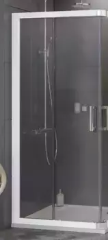 Душевая дверь «Ravak» 10° 10RV2K 80/190 Transparent/белая универсальная