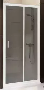 Душевая дверь «Ravak» Blix BLDP2 100/190 Grafit/белая универсальная