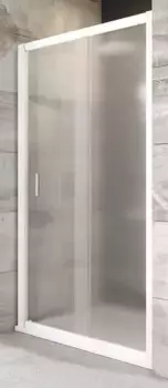 Душевая дверь «Ravak» Blix BLDP2 100/190 Grape/белая универсальная