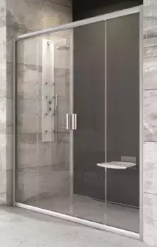 Душевая дверь «Ravak» Blix BLDP4 190/190 Transparent/сатин