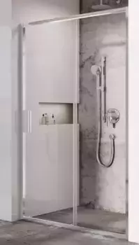 Душевая дверь «Ravak» Blix Slim BLSDP2 120/195 Transparent/хром универсальная