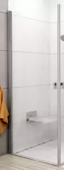 Душевая дверь «Ravak» Chrome CRV1 80/195 Transparent/хром универсальная