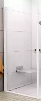 Душевая дверь «Ravak» Chrome CRV1 90/195 Transparent/белая универсальная