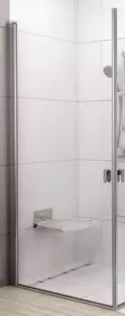 Душевая дверь «Ravak» Chrome CRV1 90/195 Transparent/сатин универсальная