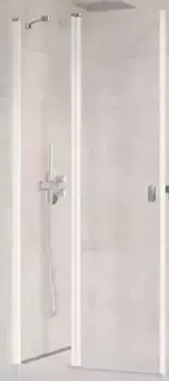 Душевая дверь «Ravak» Chrome CRV2 100/195 Transparent/белая универсальная