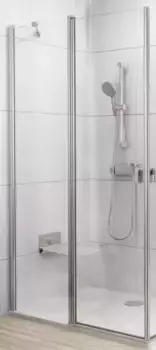 Душевая дверь «Ravak» Chrome CRV2 110/195 Transparent/хром универсальная